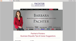 Desktop Screenshot of barbarapachtersblog.com